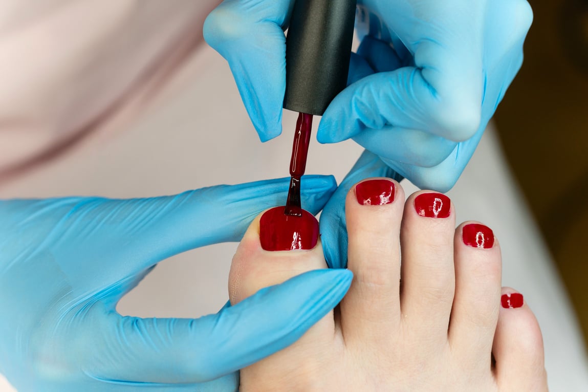 Gel Polish Toenails